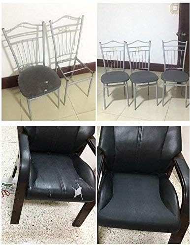 Parches de reparación de tela sintética de cuero autoadhesivo para sofá, para asientos de automóvil, para ropa (ancho 19.6 pulgadas x 53.9 pulgadas