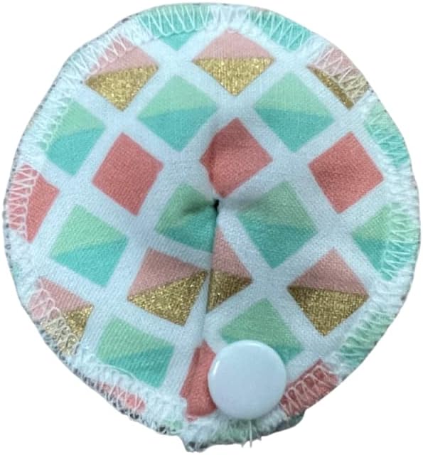 The Charlotte Letter Almohadillas de botón G Tube, adorable cubierta de tubo de alimentación de algodón para niños, absorbente, agradable al tacto y