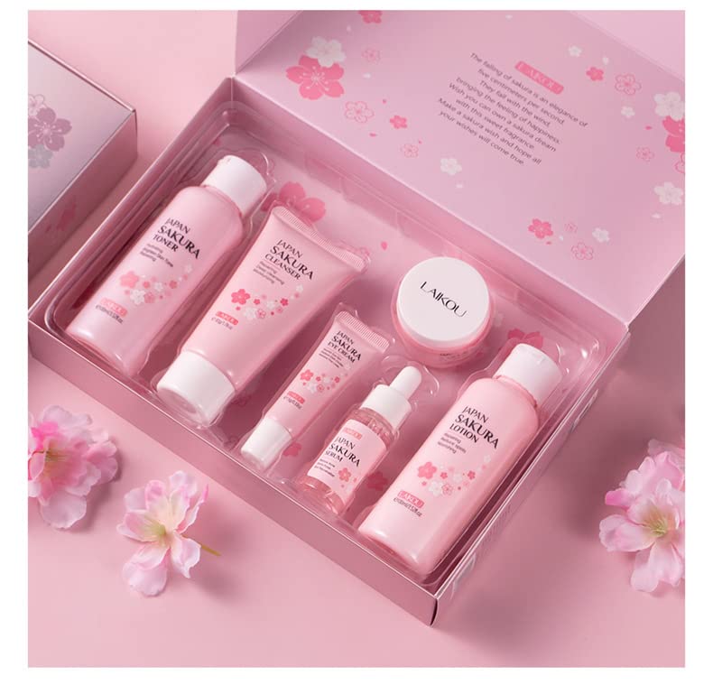 1 paquete de cuidado de la piel, que contiene limpiador facial de limpieza profunda+crema facial hidratante + suero facial refinador de la