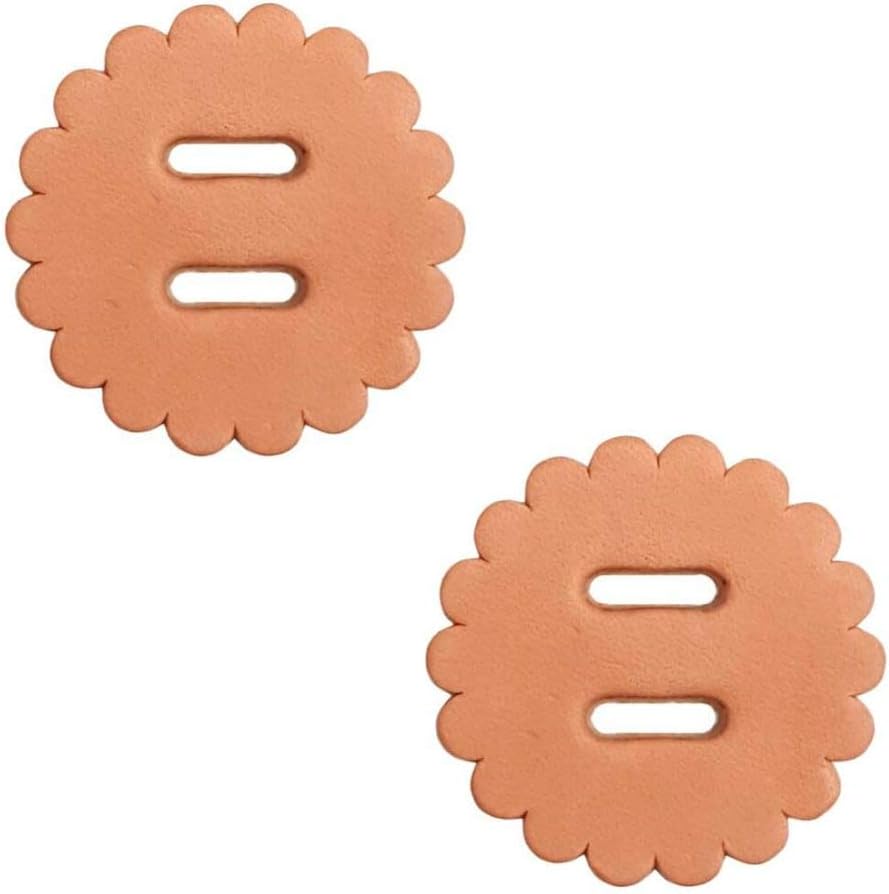 Juego de 2 piezas de pieles ranuradas para conchos de 1 12 pulgadas.