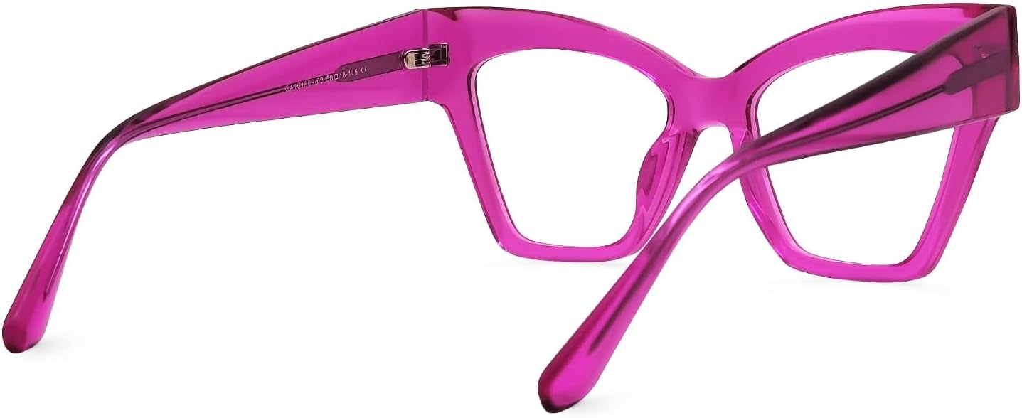 VOOGLAM Gafas de bloqueo de luz azul de ojo de gato para mujer, anti fatiga ocular UV Reginald