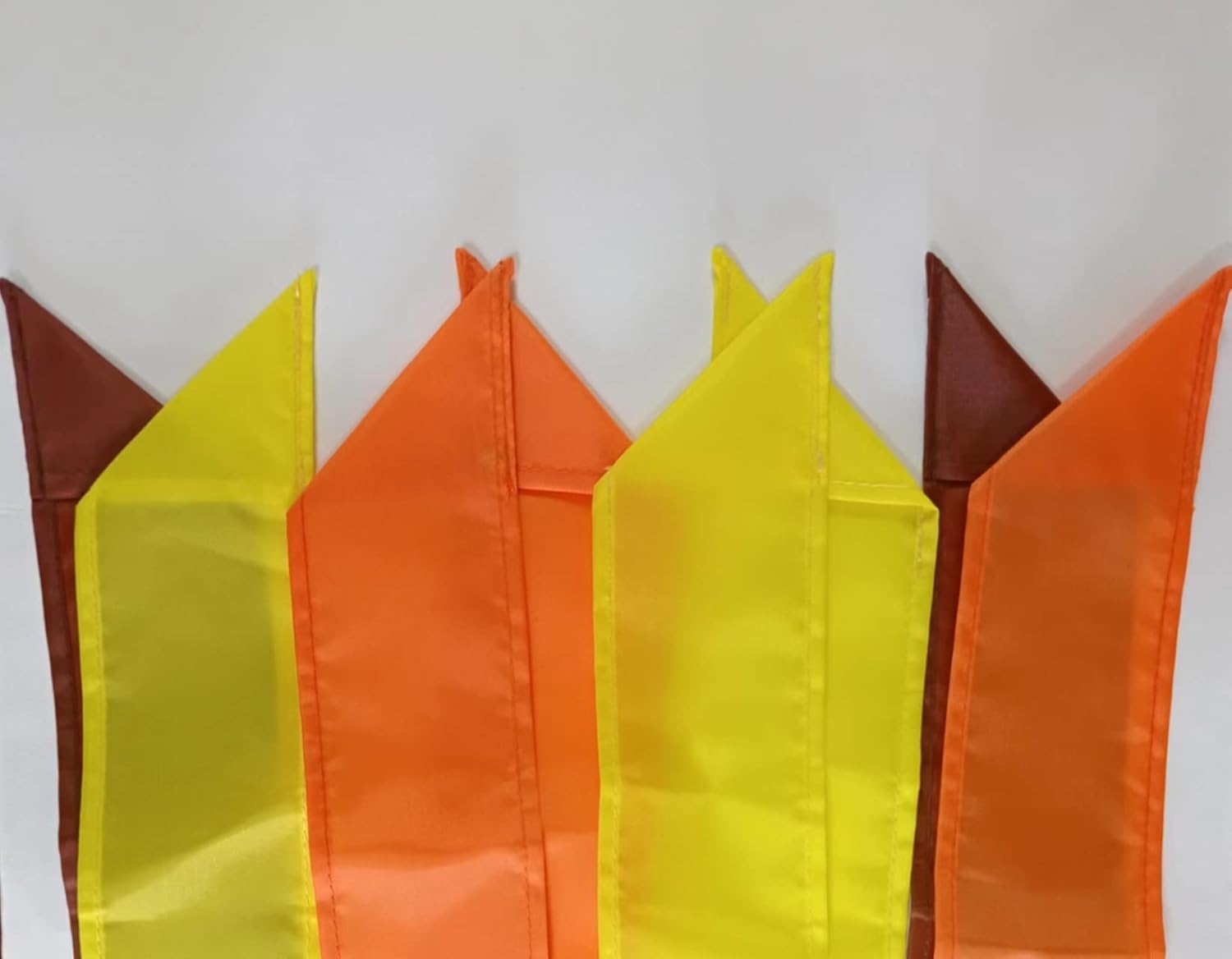 Tela vibrante de 40 pulgadas para otoño y otoño, tiempo de cosecha de calabaza con media de viento de girasol con colas de colores amarillo, naranja
