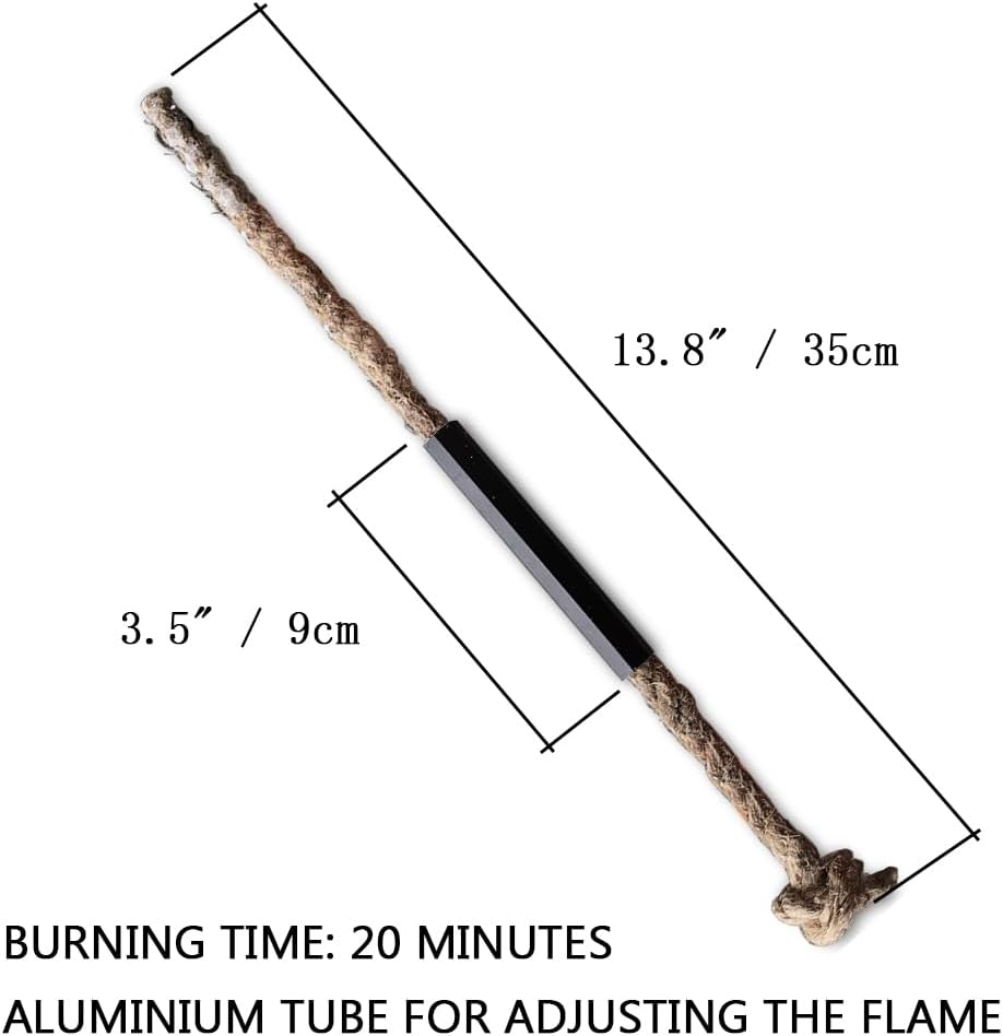 Kit de supervivencia para iniciador de fuego, varilla de ferro más grande con cordón de golpeador de 3 pulgadas de largo, pedernal y acero, cordón