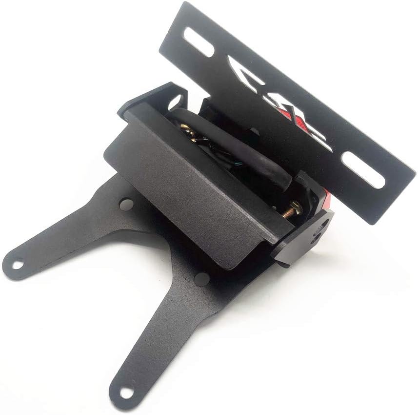 Kit eliminador de guardabarros trasero para luz de freno LED, soporte de placa de matrícula para CRF250L CRF 250L 2013-2019 (transparente)