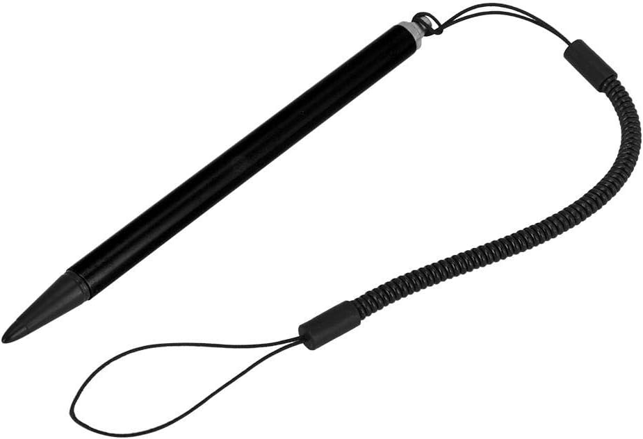 Wendry Bolígrafo resistente de punta dura compatible con todos los dispositivos de pantalla táctil resistiva, lápiz óptico resistente con cuerda de