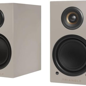 triangle LN01A Altavoces inalámbricos Bluetooth para estantería (gris lino, par) triangle LN01A Altavoces inalámbricos Bluetooth para estantería (gris lino, par)