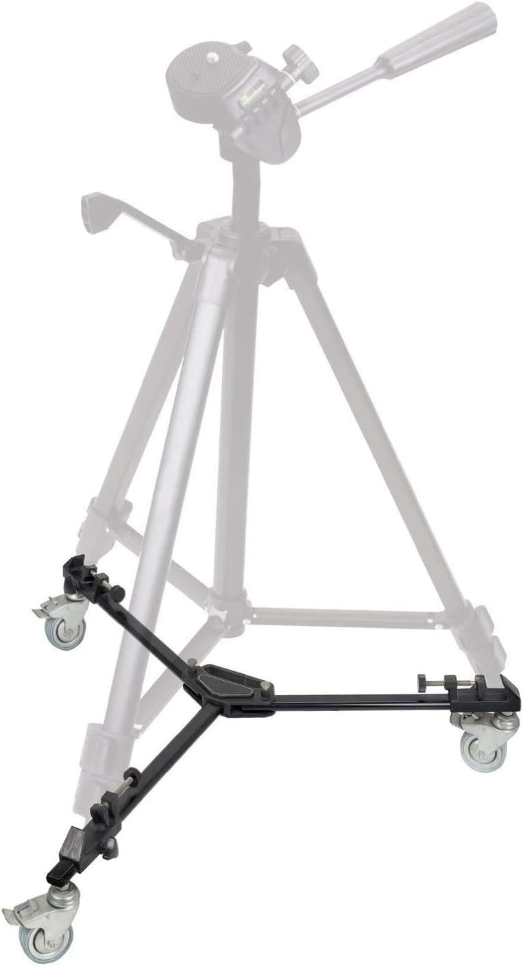 Ultimaxx ‘s Professional Dynamic Heavy Duty Trípode Dolly con patas ajustables para Canon, Nikon, Sony, cámaras DSLR, videocámara, fotos, videos y