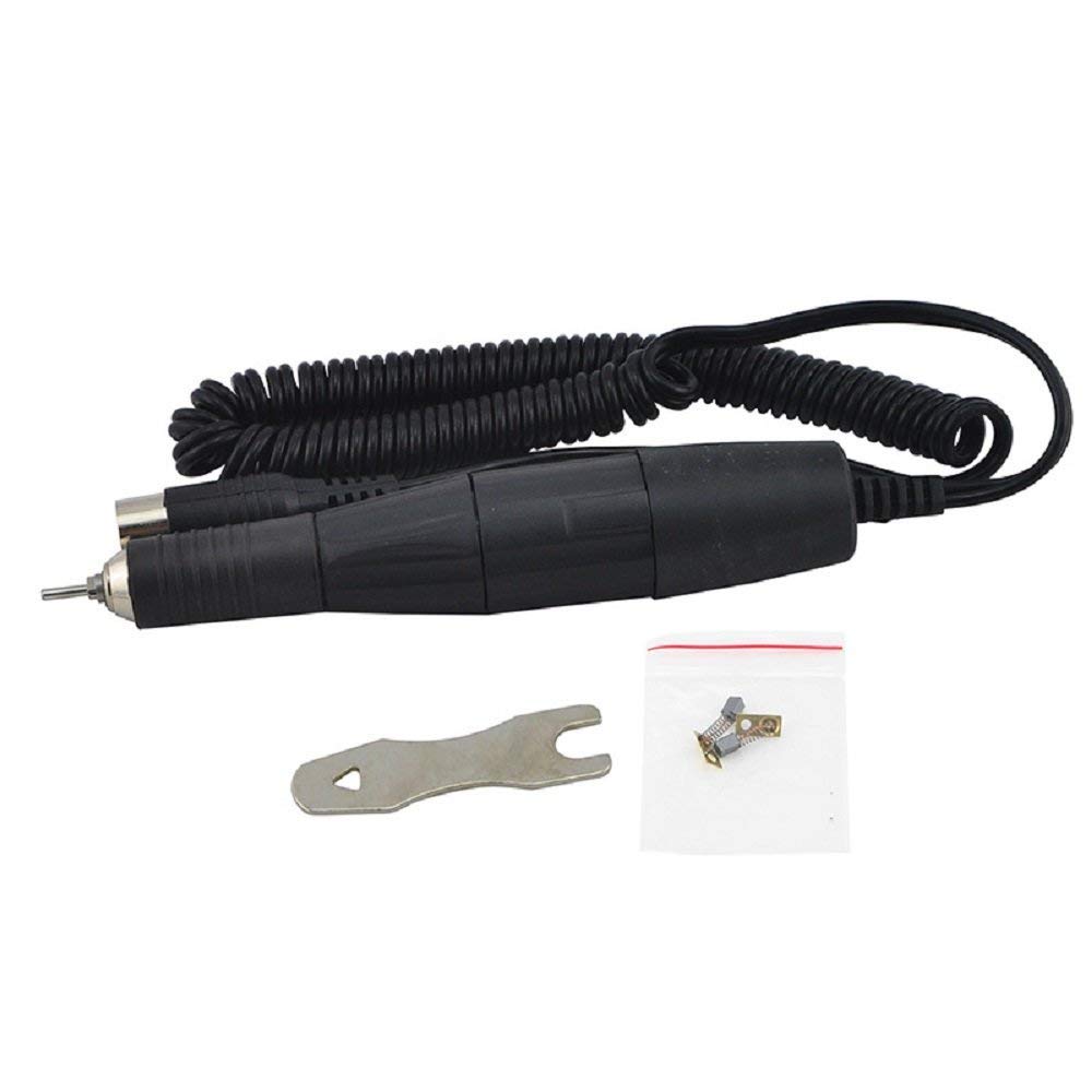 Motor de maratón negro con mango de vástago de cable de 3 pines 35000 RPM