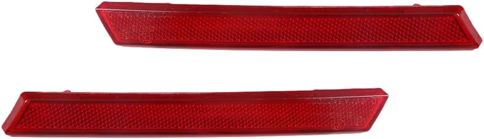 Reflector de parachoques trasero de coche, compatible con Cadillac Xts 2013-2017 20874085 20874084