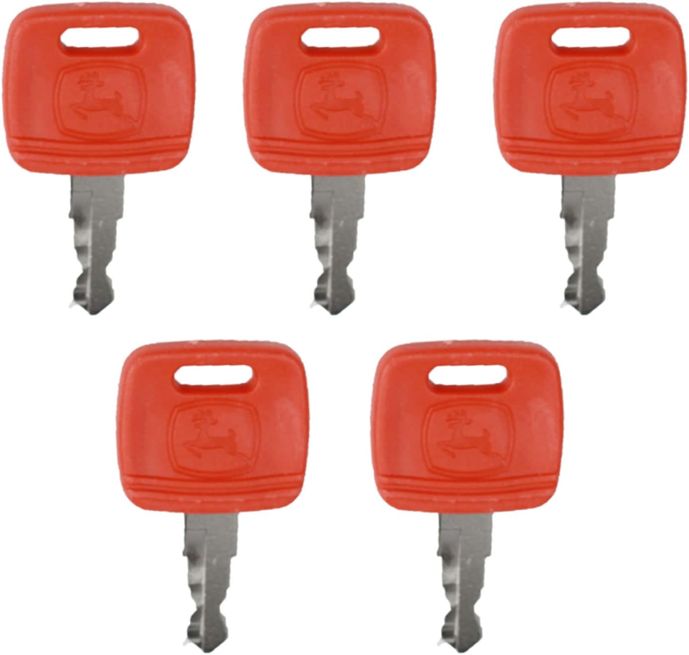 10 llaves de encendido RE183935 RE71557 reemplazo de llave para JD Farm Tractor 3120 3320 3720 4210 4320 4510 4710 5045E 5103 5203 7130 7230