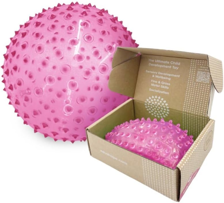 Edushape La bola sensorial original para bebé, bola de bebé de 7 pulgadas que ayuda a mejorar las habilidades motoras gruesas para niños de 6 meses