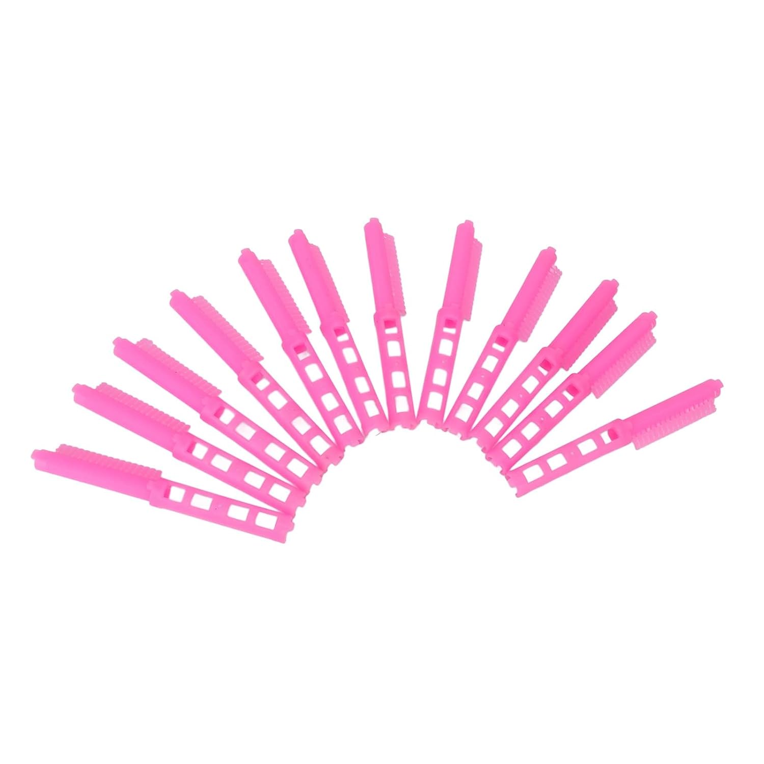 12 varillas de permanente de raíz de cabello, clip de permanente de cabello hueco, accesorio portátil para peluquería, herramientas de salón para