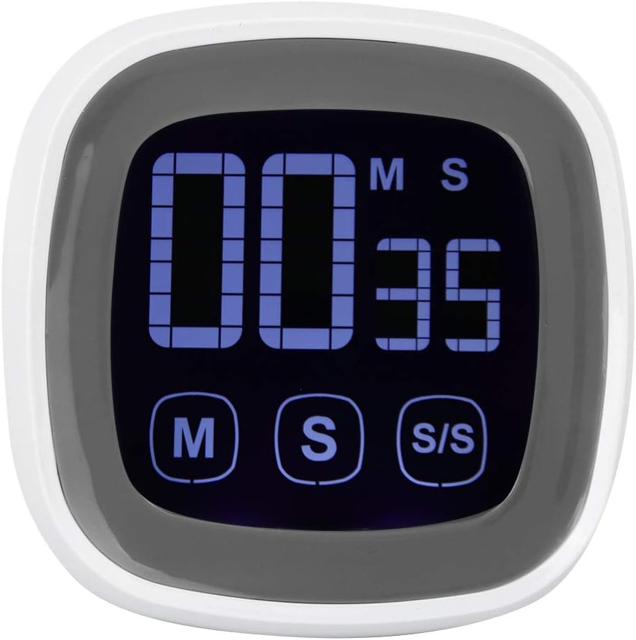 Fydun Temporizador digital de cocina con alarma Sc grande, recordatorios de cuenta regresiva, cronómetro para el hogar con imán, temporizador de