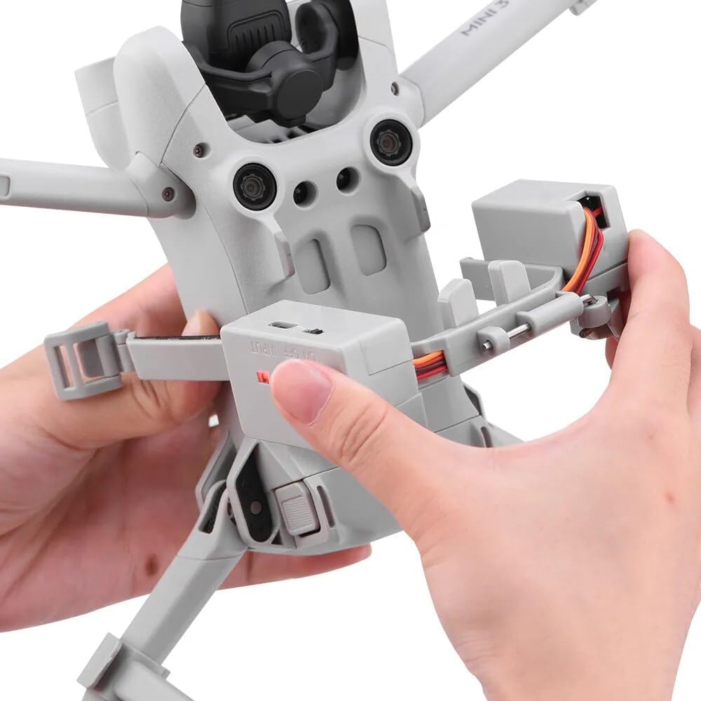 Sistema de Airdrop para D-JI MINI 3 PRO Drone Anillo de Boda Regalo Cebo de Pesca Entregar Vida Rescate Lanzador Accesorio de Liberación Rápida