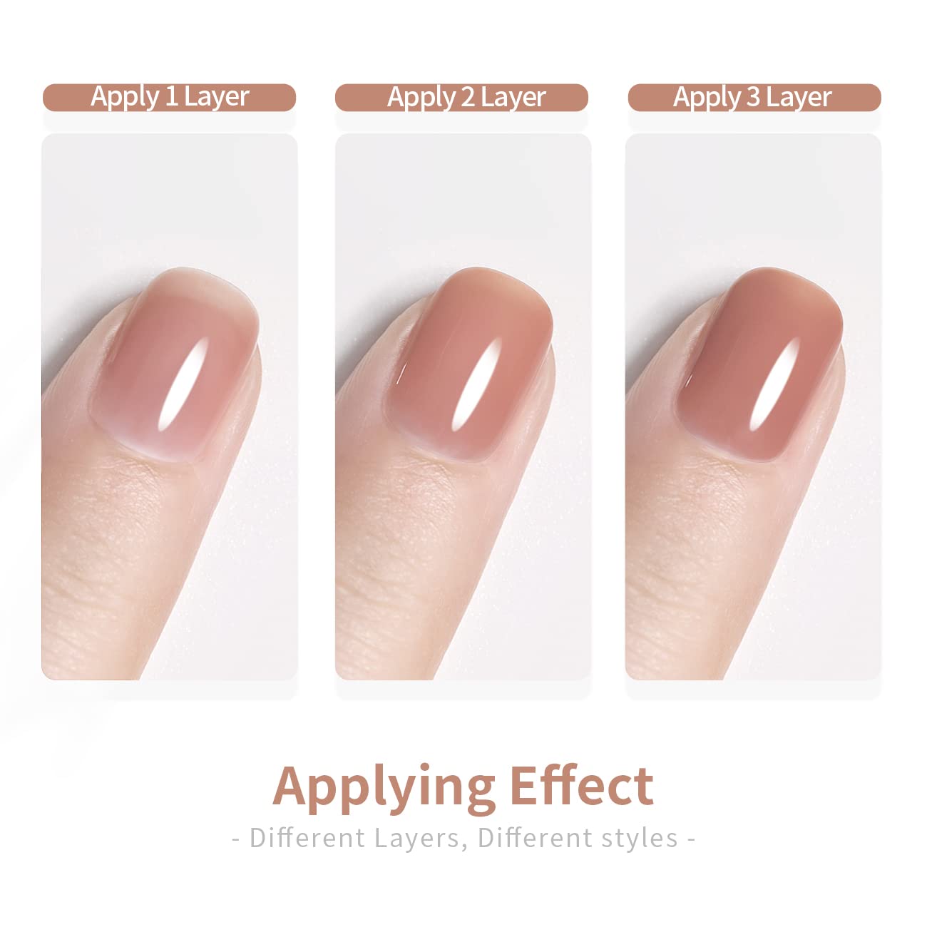 RARJSM – Esmalte de uñas en gel, color morado rosáceo cremoso, malva nude, 15 ml, requiere secar con lampara UV o LED, transparente, manicura