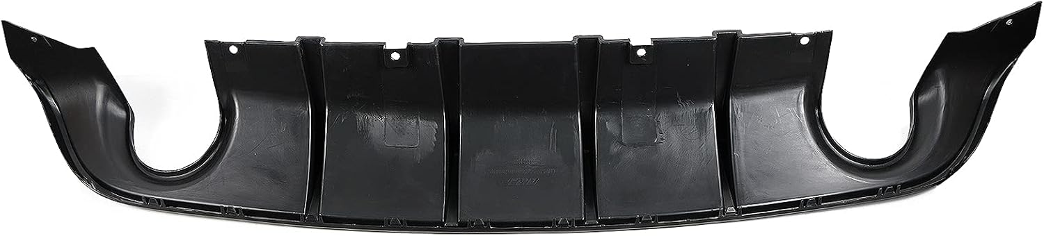 ZXMT Compatible con 2015-2022 para Dodge Charger SRT difusor de parachoques trasero, OE Ikon estilo PP Spoiler Splitter Valance barbilla difusor