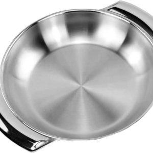 HOMSFOU Amphora – Tazones de acero inoxidable para cocina, paella, parrilla, utensilios de cocina, sartenes de inducción, sartén para wok, bandeja HOMSFOU Amphora – Tazones de acero inoxidable para cocina, paella, parrilla, utensilios de cocina, sartenes de inducción, sartén para wok, bandeja