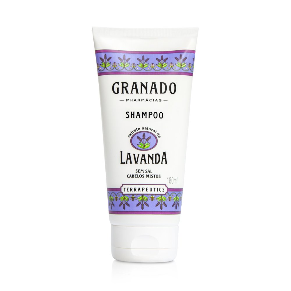 Granado – Linha Terrapeutics (Lavanda) – Champú Cabelos Mistos 180 Ml – Colección Terrapeutics (Lavanda) – Champú Mixto para Cabello 6 Fl Oz)