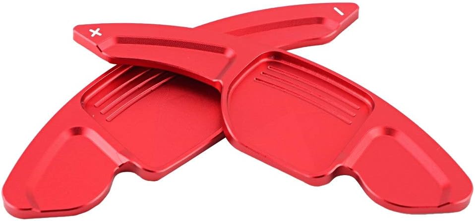 Qiilu Paleta de cambio de palanca de cambios para volante de coche, hoja de extensión para A3 A4L A5 A6L A78 S3567 SQ5 RS36 R8 Q357 (2 piezas)