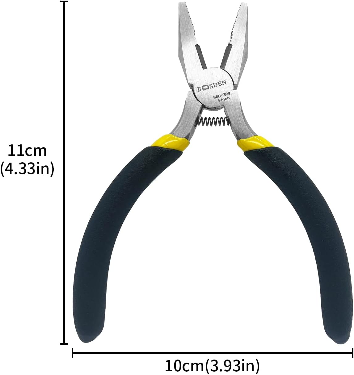 BOOSDEN Mini Lineman’s – Alicates de corte de 5 pulgadas de alto apalancamiento, alicates de corte lateral para trabajo de electricista o