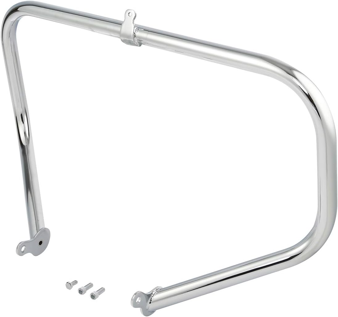 XFMT Barra de choque de carretera cromada para Harley Touring Road King Street Glide Road Glide Electra Glide Ultra Classic 2009-2023