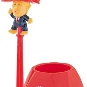 Fairly Odd Novelties Donald Trump – Escobilla para inodoro, diseño de elefante, regalo político, color rojo Fairly Odd Novelties Donald Trump – Escobilla para inodoro, diseño de elefante, regalo político, color rojo