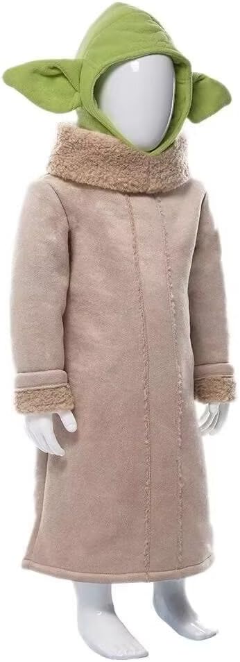 Disfraz de bebé para niños, cosplay, mandaloriano, abrigo, sombrero, lindo para niños y niñas