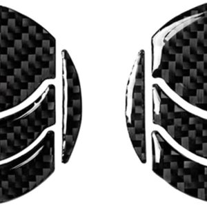 Adhesivos decorativos para Nissan 350Z 370Z Z34 2009-2020 de fibra de carbono para interiores, salida de aire, cubierta de ventilación para el Adhesivos decorativos para Nissan 350Z 370Z Z34 2009-2020 de fibra de carbono para interiores, salida de aire, cubierta de ventilación para el