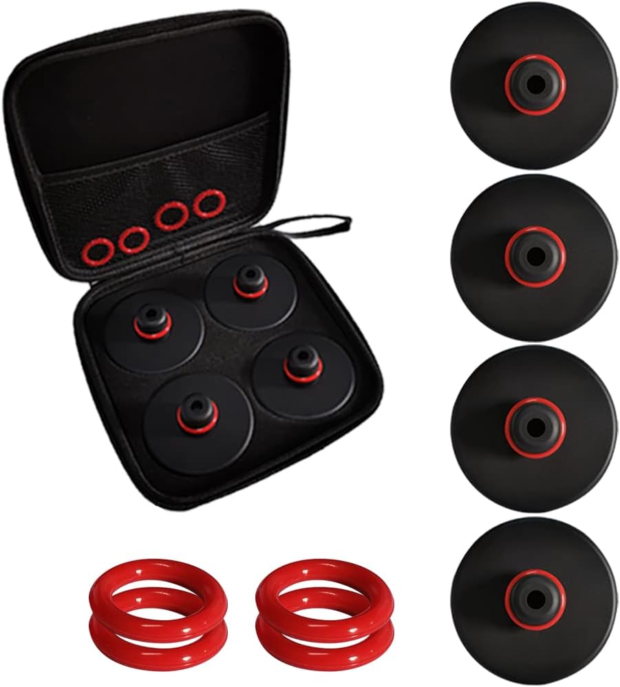 Paquete de 4 almohadillas de elevación compatibles con accesorios Tesla Model 3SXY, adaptador de almohadilla de goma sin olor