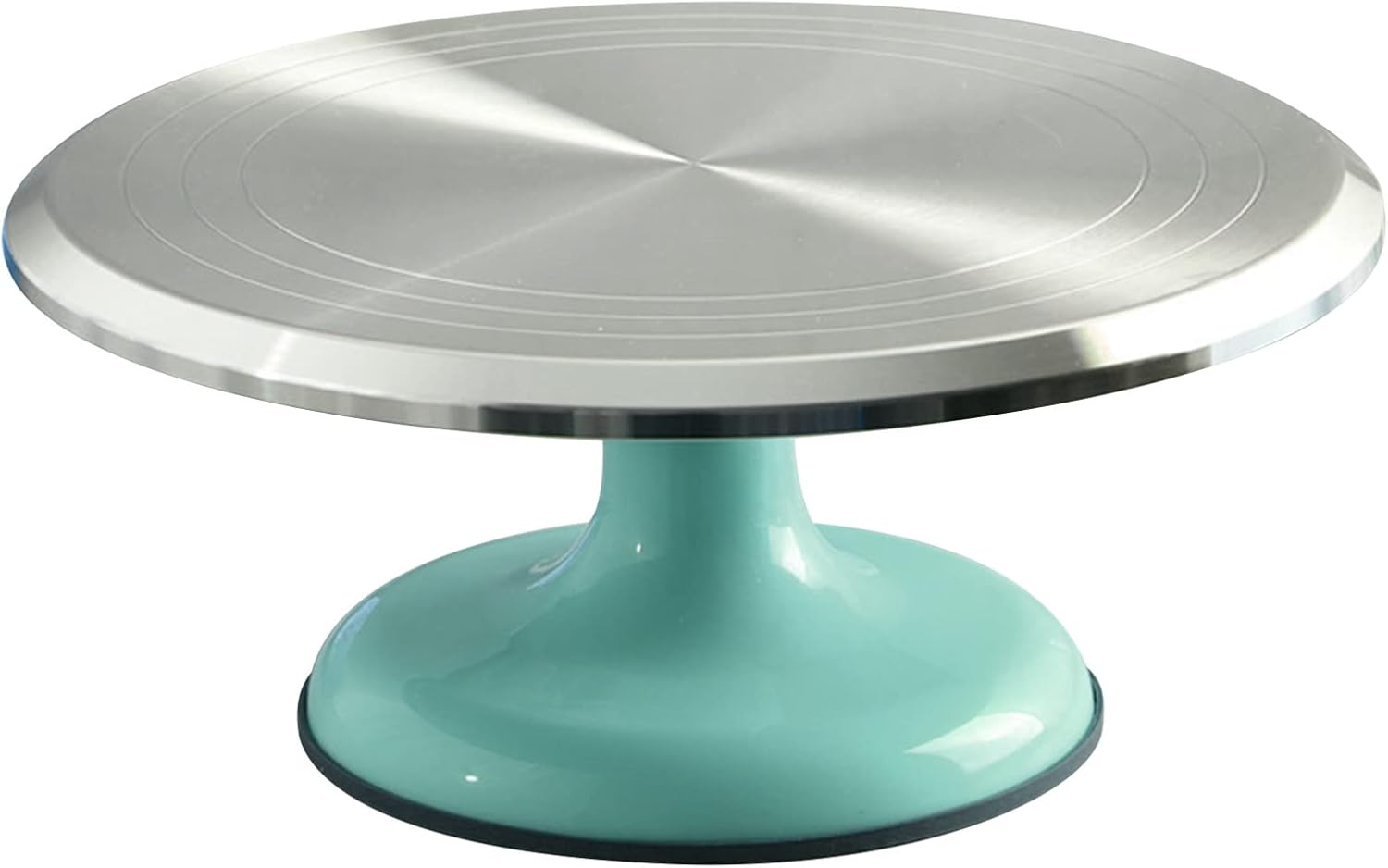 Tocadiscos para tartas, soporte giratorio duradero y estable para decoración de tartas de 10 pulgadas para chefs para suministros de decoración de