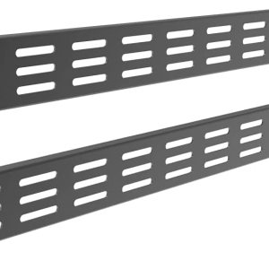 Paquete de 2 paneles en blanco ventilados de metal de 1U para rack o gabinete de servidores de 19 pulgadas, negro (1U) Paquete de 2 paneles en blanco ventilados de metal de 1U para rack o gabinete de servidores de 19 pulgadas, negro (1U)