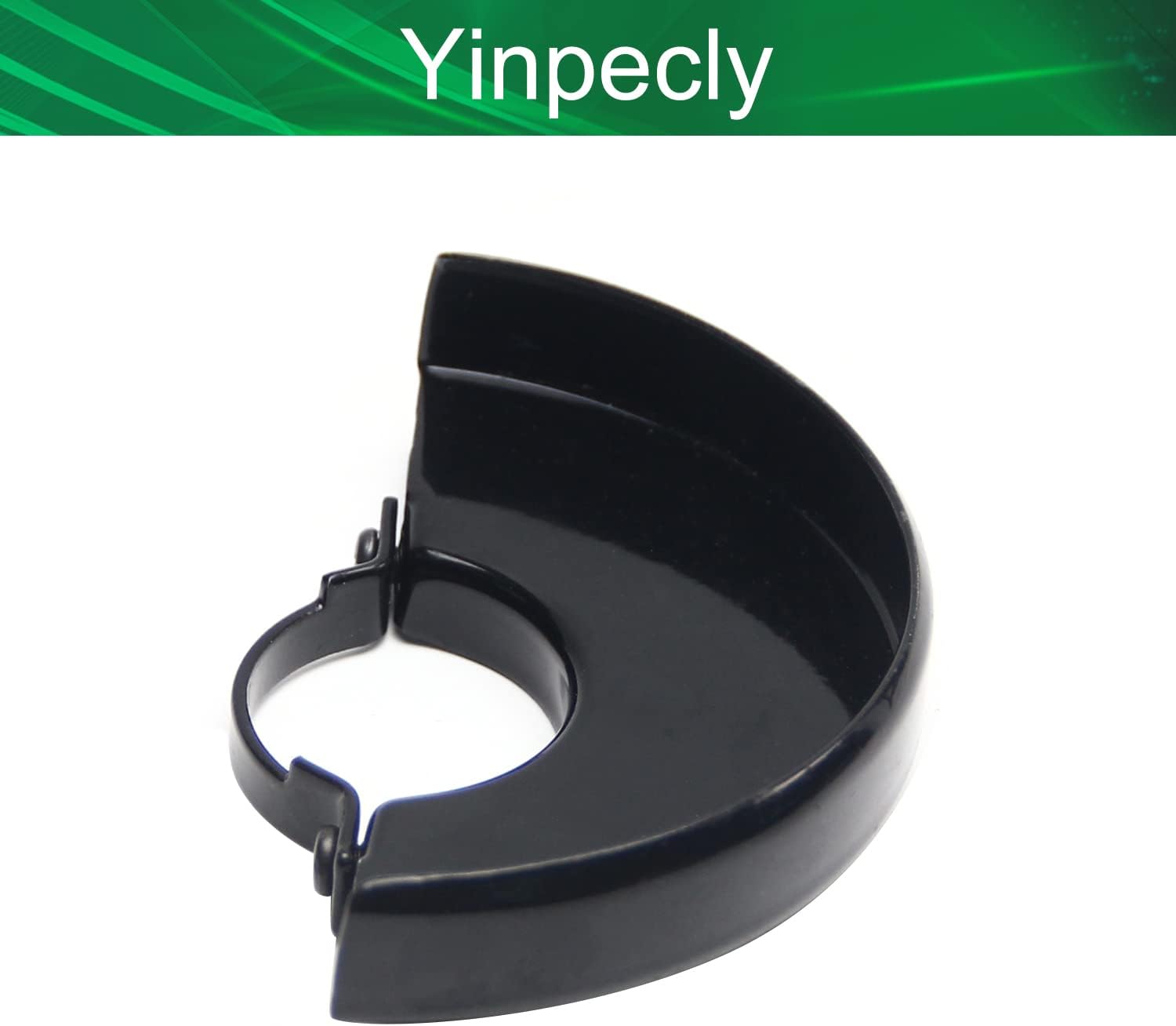 Yinpecly Protector de rueda de metal cubierta 4.606 in (OD) Cut-Off Wheel Guard para amoladora angular eléctrica Carcasa Compatible Negro 1 unids