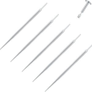 Xpircn Piercing cónico sin rosca, 20G, 18G, 16G, 14G, acero inoxidable, pasador de inserción para labio, nariz, monore, cartÃlago, oreja, tragus, Xpircn Piercing cónico sin rosca, 20G, 18G, 16G, 14G, acero inoxidable, pasador de inserción para labio, nariz, monore, cartÃlago, oreja, tragus,