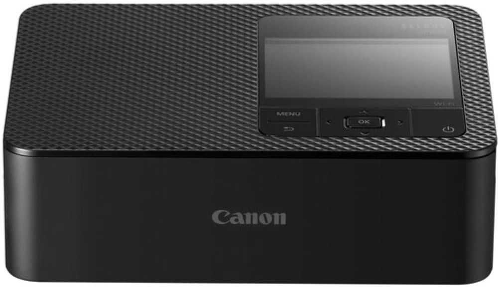 Canon SELPHY CP1500 – Impresora fotográfica compacta (negro) Paquete KP-108IN de tinta y papel de color + kit de limpieza de 5 piezas + paño de