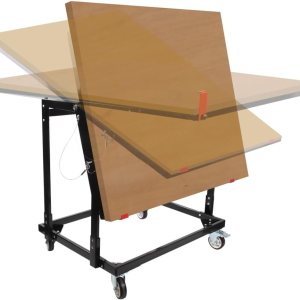 O’SKOOL Carrito de manejo de paneles y soporte de tienda, carros de panel inclinables con ruedas giratorias de goma O’SKOOL Carrito de manejo de paneles y soporte de tienda, carros de panel inclinables con ruedas giratorias de goma