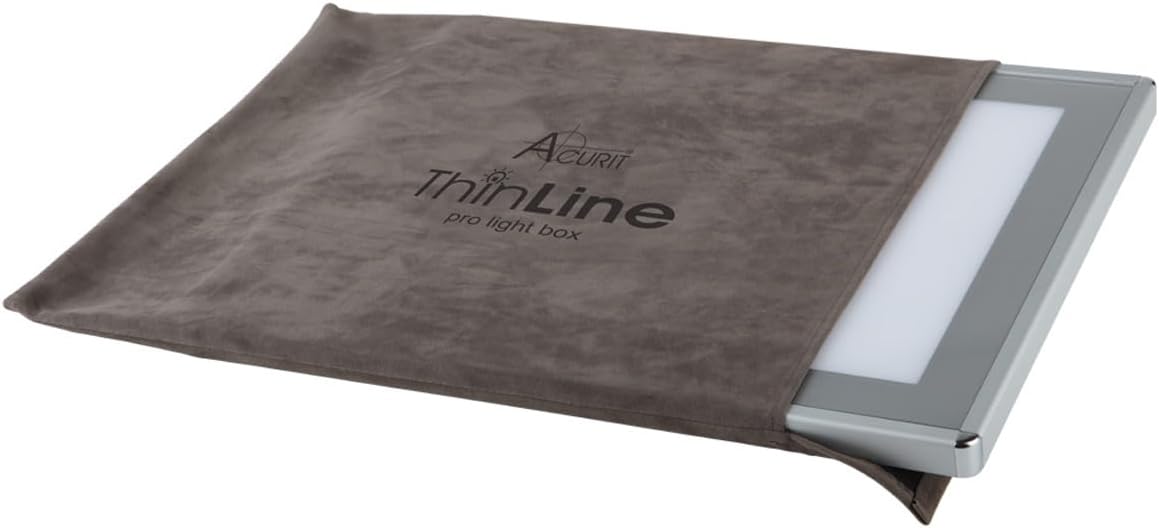 Acurit Thin Line – Caja de luz LED de brillo ajustable profesional y tableta de seguimiento – 9 x 12