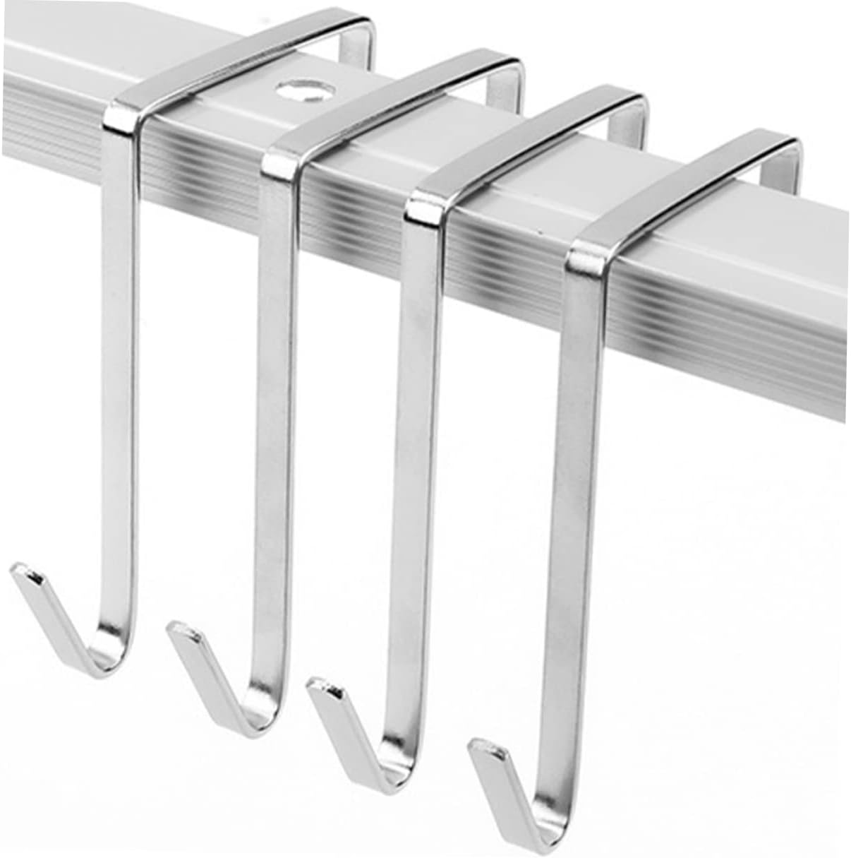 STOBAZA Ganchos de metal para colgar sobre la puerta, 30 ganchos de metal para colgar en forma de S, ganchos para colgar sombreros, ganchos para