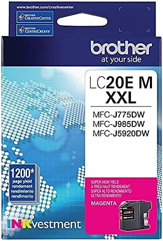 Brother LC20EBK cartucho de tinta de alto rendimiento., magenta, (Magenta ink)