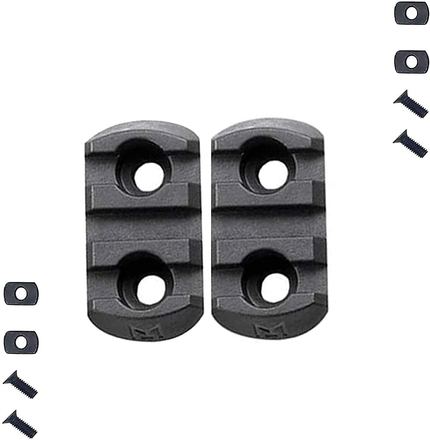 45 Degree Offset Flip Up Sight Low Profile Design Rapid Transition Front and Rear flip up Sights s-i-g-h-t with 3 and 5 Pieces Slot