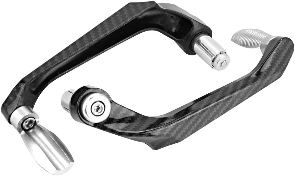 KIMISS Universal 78 in 22mm CNC aluminio manillar freno embrague palanca de mano protector para motocicleta, motocicleta, scooters, coches