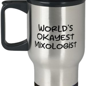 Beautiful Mixologist Gifts, World’s Okayest Mixologist, Love Travel Mug For Coworkers From Coworkers, Bar supplies, Bar tools, Cocktail shaker, Beautiful Mixologist Gifts, World’s Okayest Mixologist, Love Travel Mug For Coworkers From Coworkers, Bar supplies, Bar tools, Cocktail shaker,