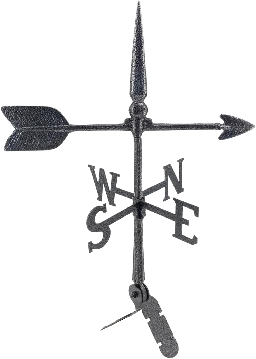Veleta de aluminio de 24  – Veleta al aire libre con adorno – Decoración de techo de metal – Montaje incluido (4 a elegir) – Veleta de aluminio