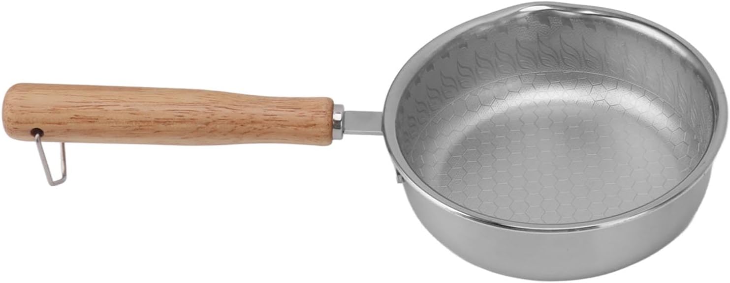 Syrisora Sartenes de acero inoxidable Pan de tortilla de acero inoxidable antiadherente para cocinar cocina