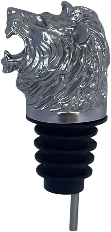 SHEP AERADOR ANIMAL  TOPPER DE BOTELLA DE VINO  BOTELLA DE LICORES  REGALO PARA AMIGOS, FAMILIA  LEÓN  LEO