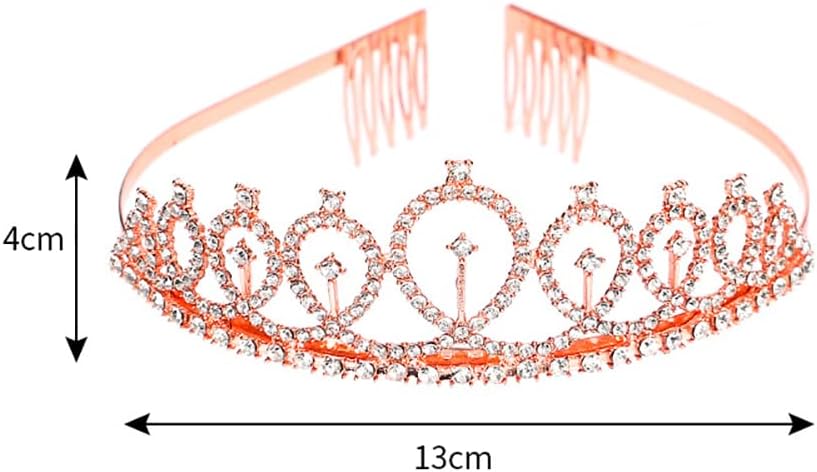 Diadema de satén con diamantes de imitación, corona de diamantes de imitación, diadema de princesa, diadema brillante, accesorios para el cabello