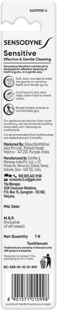 Sensodyne Cepillo de dientes sensible, cepillo con cerdas suaves