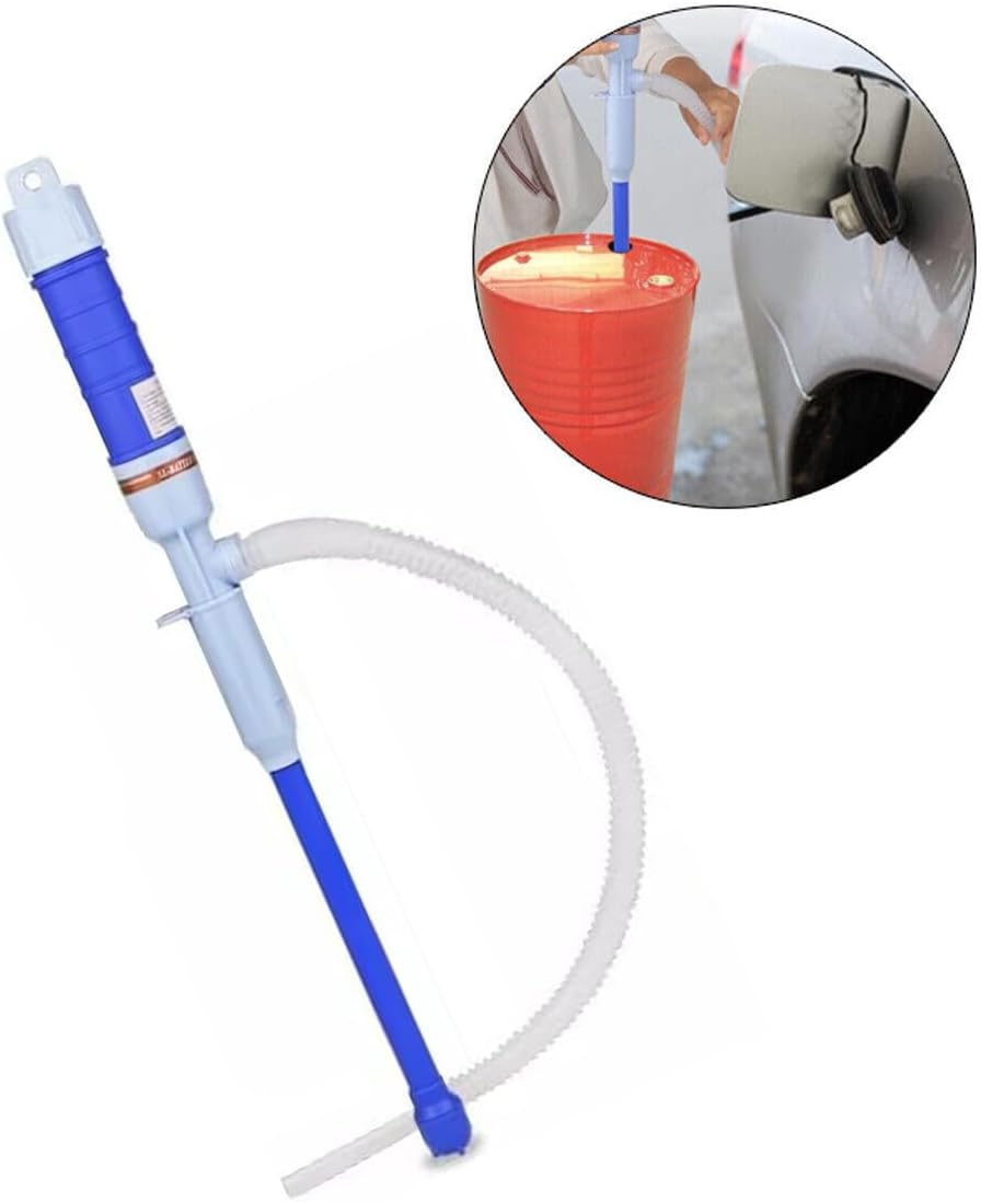 ACLONG Bomba de batería de energía portátil Bomba de transferencia de combustible de agua 2.2 galones por minuto para gasolina diesel aceite