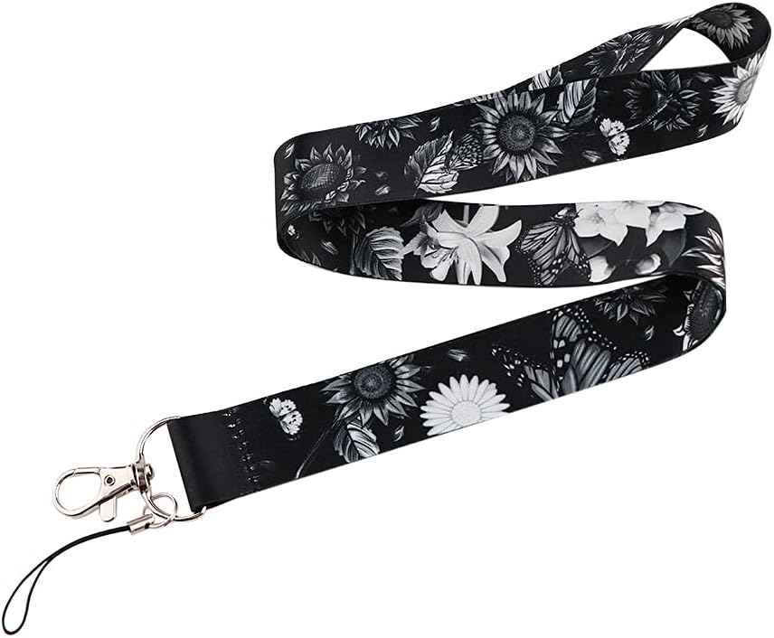 Yiflin Bonito cordón para el cuello para llaves, cartera, tarjetero de identificación, llavero genial para mujeres, hombres, profesores
