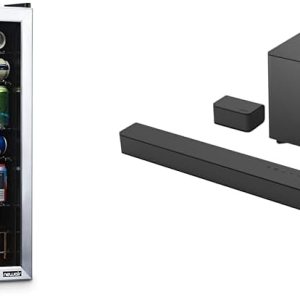 NewAir Refrigerador de bebidas  126 latas de pie independiente con puerta de vidrio con bisagra derecha  Mini refrigerador organizador de bebidas NewAir Refrigerador de bebidas  126 latas de pie independiente con puerta de vidrio con bisagra derecha  Mini refrigerador organizador de bebidas