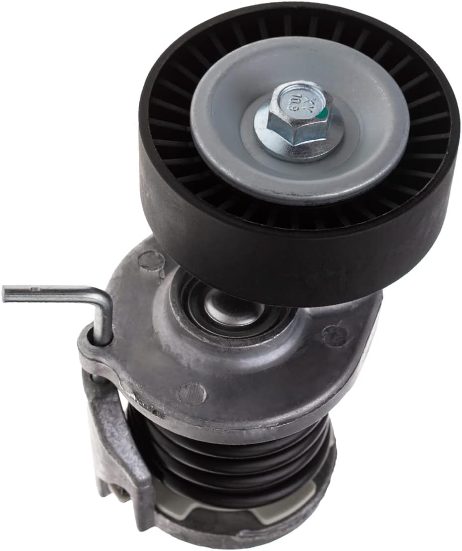 AUQDD 38427 Tensor de correa y conjunto de polea (para TDI 2.0L 1968cc 120Cid Diesel Turbo) apto para Audi A3 2010-201313-14 VW Beetle, 10-14 Golf,